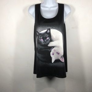 Fancyqube cat yin and yang tank size large